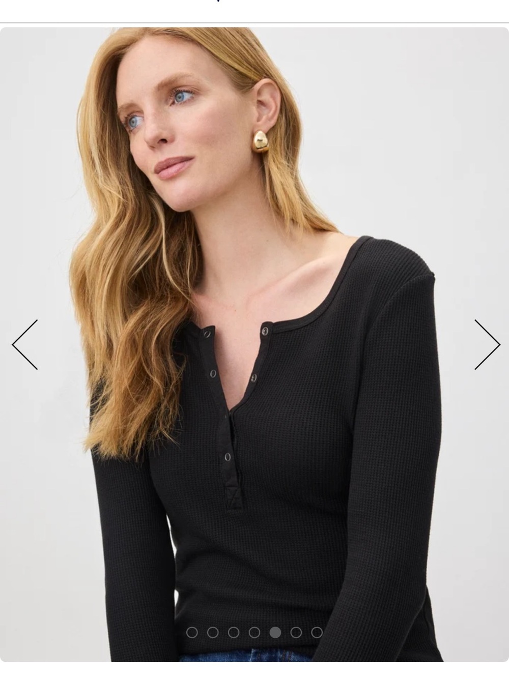 Splendid Thermal Forever Henley Women's Black